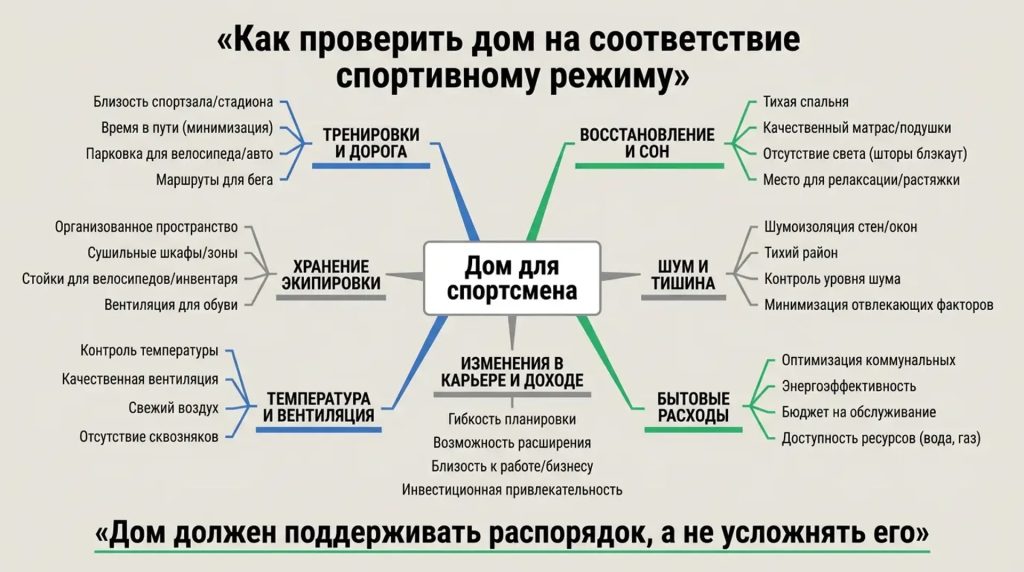 Как проверить дом на соответствие спортивному режиму